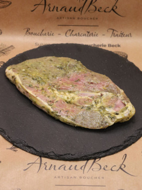 Tranché de gigot d’agneau thym romarin