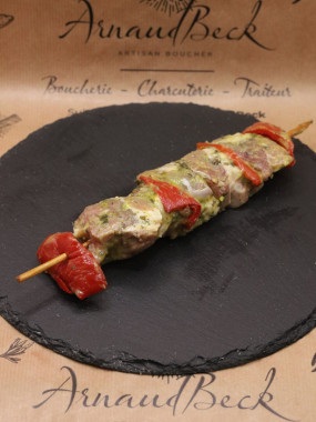 Brochette d’agneau thym romarin