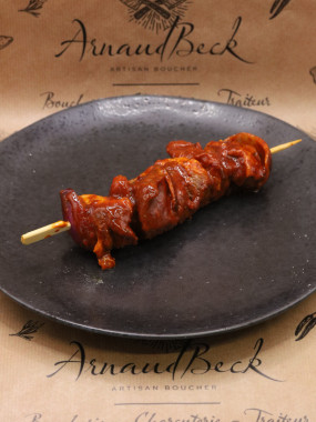 Brochette de canard au piment d’espelette