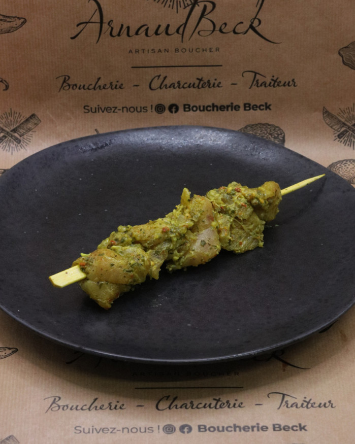 Brochette de poulet chimichurri