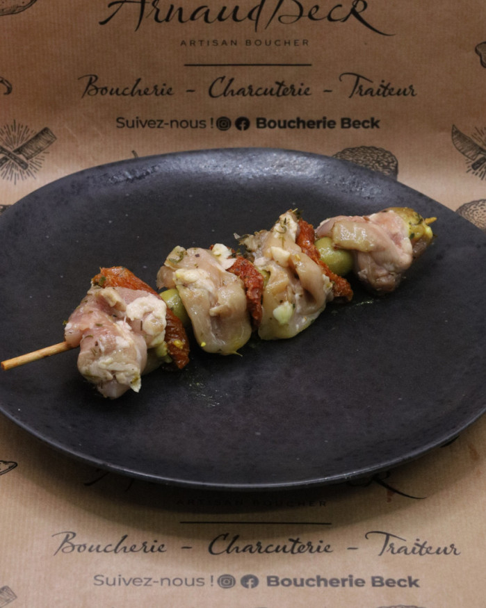 Brochette de poulet provençale