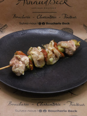 Brochette de poulet provençale