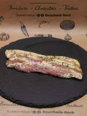 Poitrine de porc thym citron