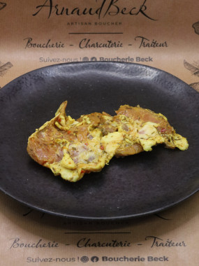 Cuisse de poulet désossée thym citron
